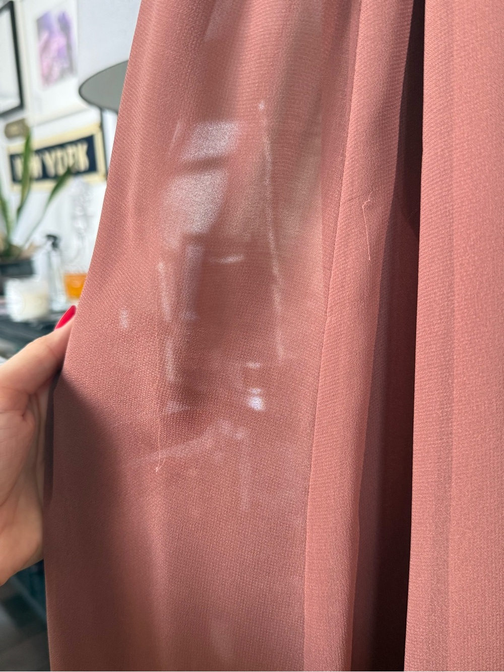 Ruffled Corset Cutout Maxi Gown in Mocha - Picture 8 of 8